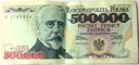 1993 500000 zł złotych Sienkiewicz seria G