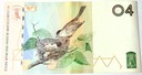 2004 banknot testowy Pokrzewka czarnołbista PTASZKI PWPW
