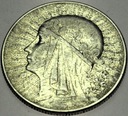5 zł złotych 1933 Głowa Kobiety Polonia SREBRO