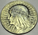 5 zł złotych 1934 Głowa Kobiety Polonia SREBRO