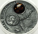 20 zł złotych 2001 Szlak Bursztynowy SREBRO bursztyn RZADKA