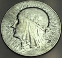 5 zł złotych 1933 Głowa Kobiety Polonia SREBRO