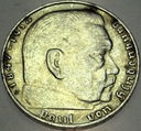 Niemcy 2 marki Reichsmark 1937 J Hindenburg SREBRO
