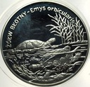 20 zł złotych 2002 Żółw Błotny SREBRO