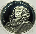 10 zł złotych 2000 Jan II Kazimierz POPIERSIE SREBRO