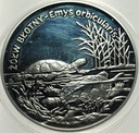 20 zł złotych 2002 Żółw Błotny SREBRO