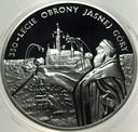 20 zł złotych 2005 350-lecie obrony Jasnej Góry Częstochowa SREBRO