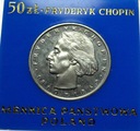 50 zł złotych 1972 Fryderyk Chopin Szopen SREBRO