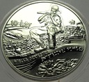 10 zł złotych 2003 10 lat WOŚP Wielka Orkiestra Świątecznej Pomocy SREBRO