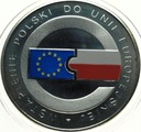 10 zł złotych 2004 Wstąpienie Polski do Unii Europejskiej Unia Europejska