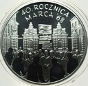 10 zł złotych 2008 Marzec 1968 40 rocznica marca '68 SREBRO