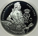 10 zł złotych 2005 Stanisław August Poniatowski PÓŁPOSTAĆ SREBRO