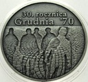 10 zł złotych 2000 Grudzień 1970 30 rocznica Grudnia 70 SREBRO