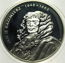 10 zł złotych 2000 Jan II Kazimierz POPIERSIE SREBRO