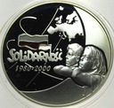 10 zł złotych 2000 Solidarność 1980 SREBRO