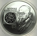 10 zł złotych 2001 Michał Siedlecki SREBRO