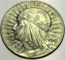 5 zł złotych 1933 Głowa Kobiety Polonia SREBRO