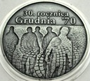10 zł złotych 2000 Grudzień 1970 30 Rocznica Grudnia 70 SREBRO