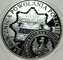 10 zł złotych 2004 POLICJA 85 rocznica powołania Policji SREBRO