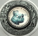 10 zł złotych 2008 Osadnictwo w Ameryce 400 lat SZKŁO SREBRO