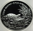 20 zł złotych 2002 Żółw Błotny SREBRO