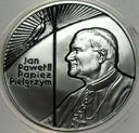 10 zł złotych 1999 Jan Paweł II Papież Pielgrzym SREBRO
