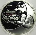 10 zł złotych 2000 Solidarność 1980 SREBRO