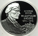 10 zł złotych 2002 Generał Władysław Anders maki SREBRO (2)