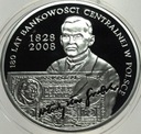 10 zł złotych 2009 BANKOWOŚĆ 180 lat bankowości centralnej SREBRO