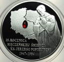 10 zł złotych 2009 Ksiądz Jerzy Popiełuszko SREBRO