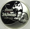 10 zł złotych 2000 Solidarność 1980 SREBRO
