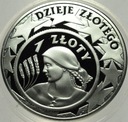10 zł złotych 2004 1 zł 1924 Żniwiarka Dzieje Złotego SREBRO