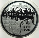 20 zł 1995 BITWA WARSZAWSKA 1920 75 rocznica Bitwy Warszawskiej SREBRO