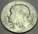 5 zł złotych 1934 Głowa Kobiety Polonia SREBRO