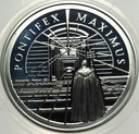 10 zł złotych 2002 Jan Paweł II Pontifex Maximus SREBRO