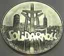 100000 zł złotych 1990 Solidarność TYP A uncja 1 oz SREBRO