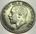 Anglia 1 szyling 1932 George V UK Wielka Brytania SREBRO