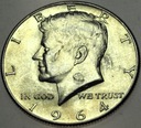 USA 1/2 Dolara 1964 Half Dollar Liberty JFK John F Kennedy SREBRO