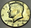 USA 1/2 Dolara 1966 Half Dollar Liberty JFK John F Kennedy SREBRO