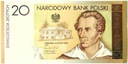 20 zł złotych 2009 Juliusz Słowacki banknot kolekcjonerski NBP (2)