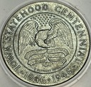 USA 1/2 dolara half dollar 1946 Iowa Statehood Centennial SREBRO
