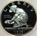 USA REPLIKA half dollar 1925 California Diamond Jubilee 1 oz SREBRO