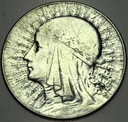5 zł złotych 1933 Głowa Kobiety Polonia SREBRO