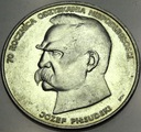 50000 zł złotych 1988 Piłsudski Niepodległość SREBRO