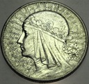 10 zł złotych 1932 Głowa Kobiety Polonia SREBRO