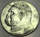 10 zł złotych 1937 Józef Piłsudski SREBRO