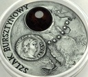 20 zł złotych 2001 Szlak Bursztynowy SREBRO bursztyn RZADKA