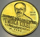 2 zł złote 1999 Ernest Malinowski Peru