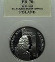 10 zł złotych 2005 Stanisław August Poniatowski POPIERSIE SREBRO PR 70 (1)