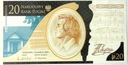 20 zł złotych 2009 Fryderyk Chopin banknot kolekcjonerski NBP